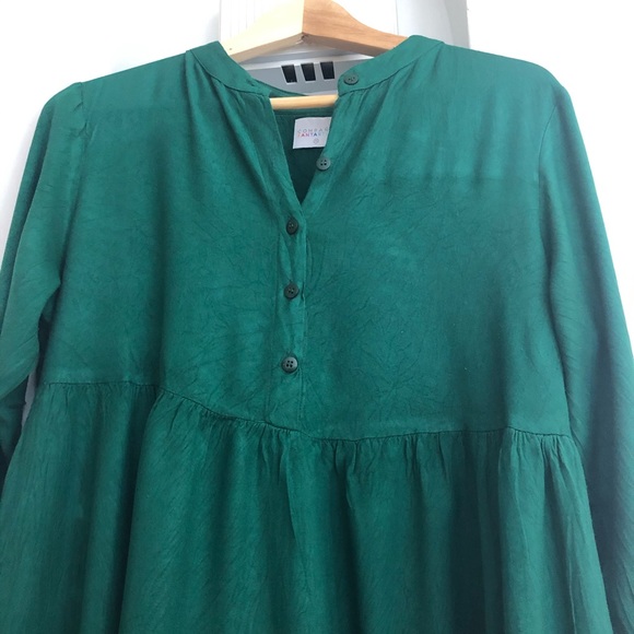 Compania Fantastica Tunic Dress, emerald Green - Picture 3 of 6